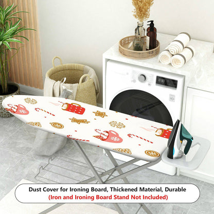 1-Piece Christmas Candy Mug Star  Ironing Board Cover, Universal Size, Without Board
