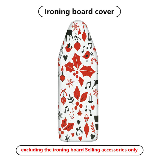 1-Piece Christmas Reindeer Music  Ironing Board Cover, Universal Size, Without Board