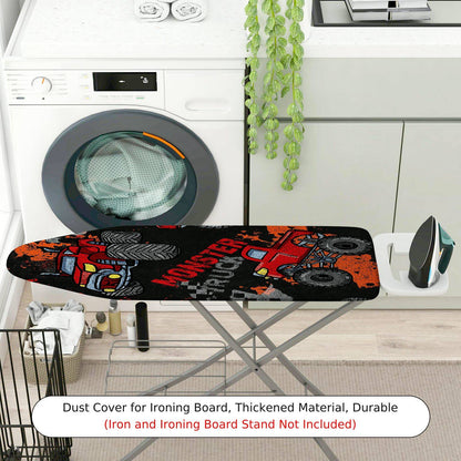 1-Piece Truck Pattern Fun Colorful  Ironing Board Cover, Universal Size, Without Board