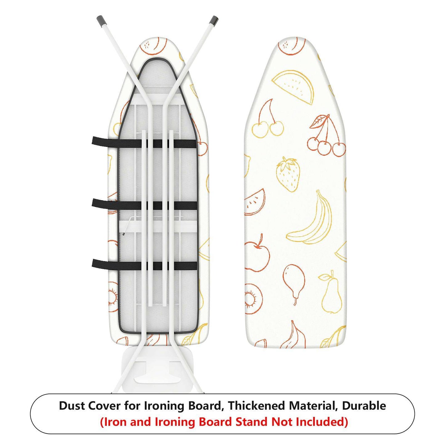 1-Piece Fruit Pattern Decorative Print Graphic  Ironing Board Cover, Universal Size, Without Board