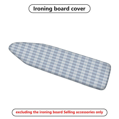 1-Piece Plaid Pattern Gray Color  Ironing Board Cover, Universal Size, Without Board