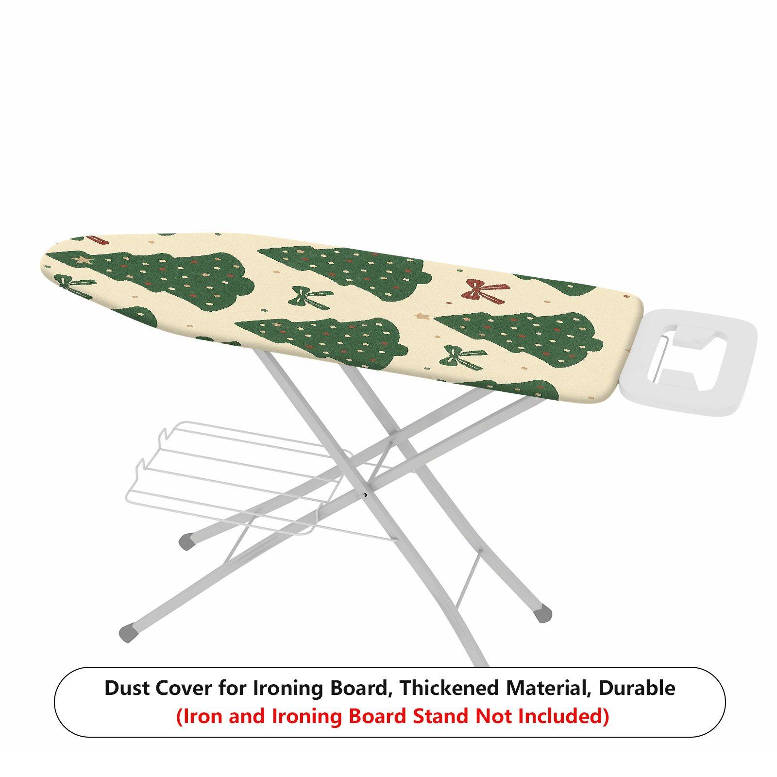 1-Piece Christmas Tree Bow Star  Ironing Board Cover, Universal Size, Without Board