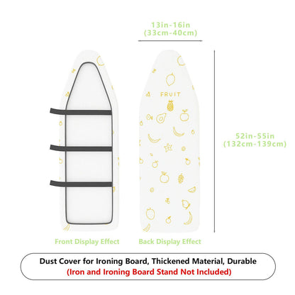 1-Piece Fruit pattern Yellow tone Decorative  Ironing Board Cover, Universal Size, Without Board