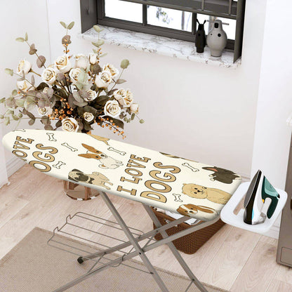 1-Piece Dog Bone Fun  Ironing Board Cover, Universal Size, Without Board