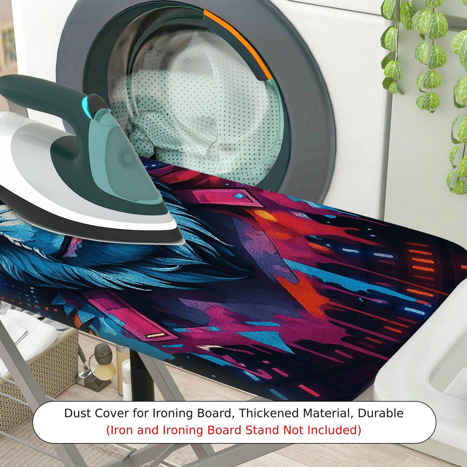 1-Piece Animal Art Funky Gorilla  Ironing Board Cover, Universal Size, Without Board