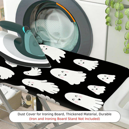 1-Piece Halloween Ghost Fun  Ironing Board Cover, Universal Size, Without Board