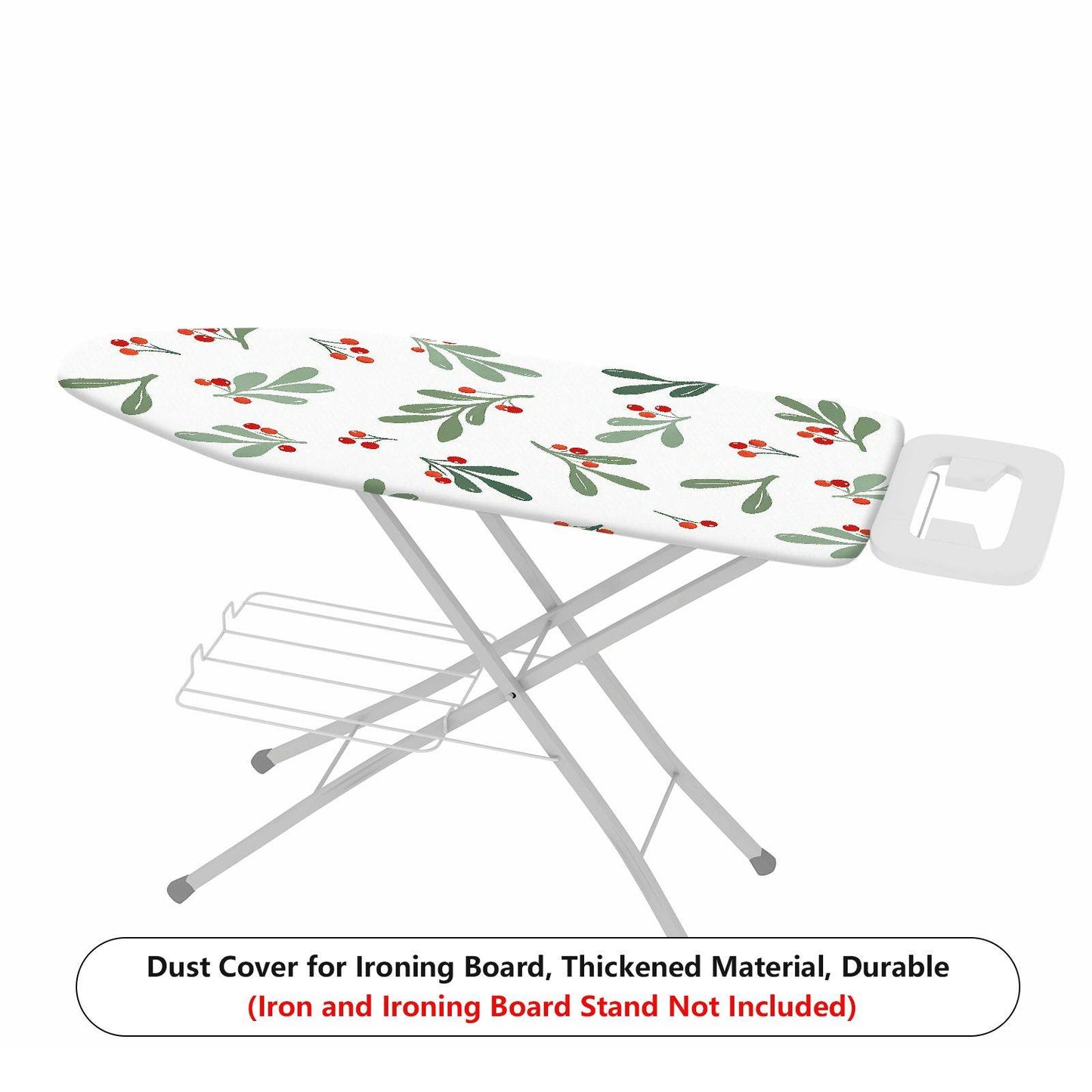 1-Piece Berry Leaf Christmas New Year  Ironing Board Cover, Universal Size, Without Board