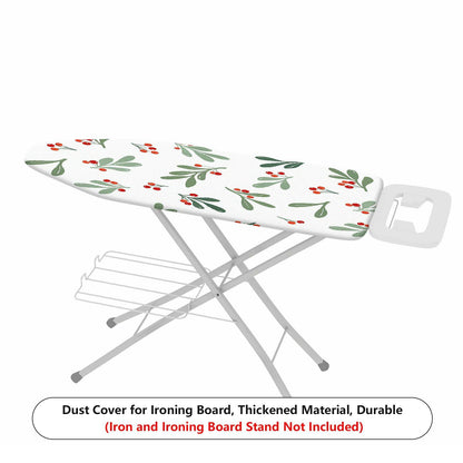 1-Piece Berry Leaf Christmas New Year  Ironing Board Cover, Universal Size, Without Board