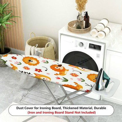1-Piece Cute Animal Flower Pattern  Ironing Board Cover, Universal Size, Without Board