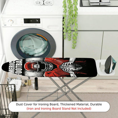 1-Piece American Football Sports Athlete  Ironing Board Cover, Universal Size, Without Board