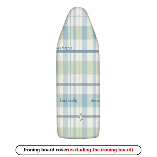 1-Piece Plaid Star Nice Day  Ironing Board Cover, Universal Size, Without Board