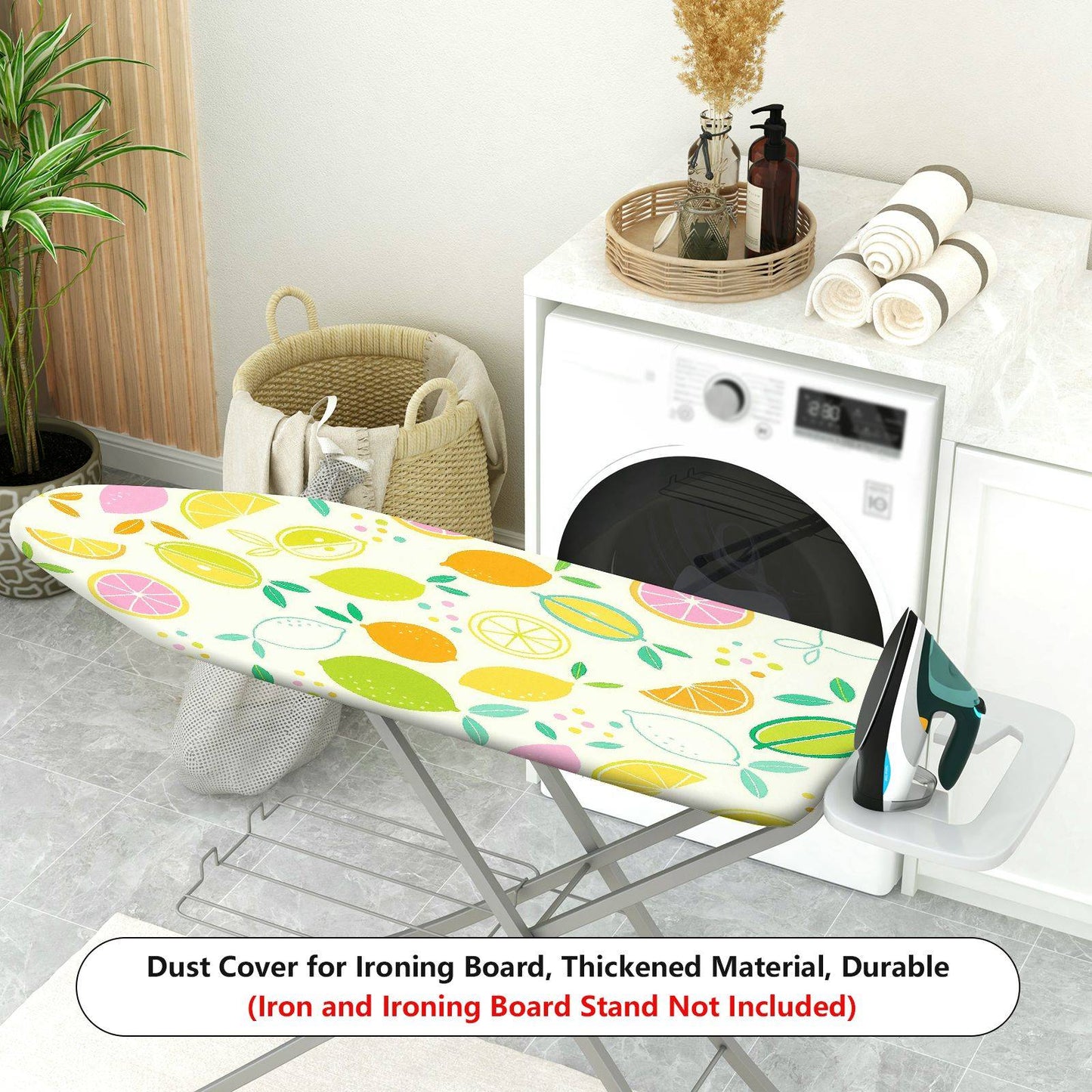 1-Piece Fruits Citrus Lemon  Ironing Board Cover, Universal Size, Without Board