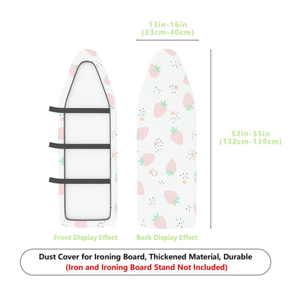 1-Piece Strawberry Floral Cute  Ironing Board Cover, Universal Size, Without Board