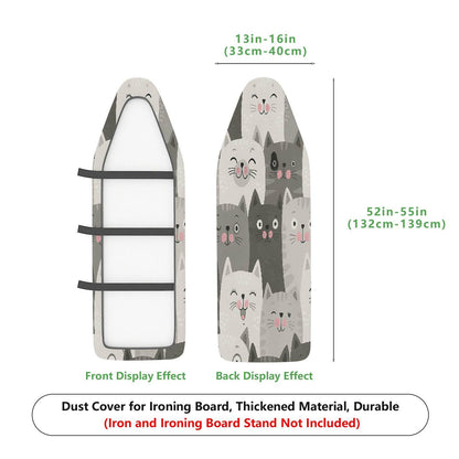 1-Piece Cat Pattern Animal Cute  Ironing Board Cover, Universal Size, Without Board