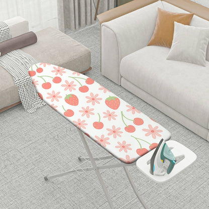 1-Piece Cherry Fruit Floral  Ironing Board Cover, Universal Size, Without Board