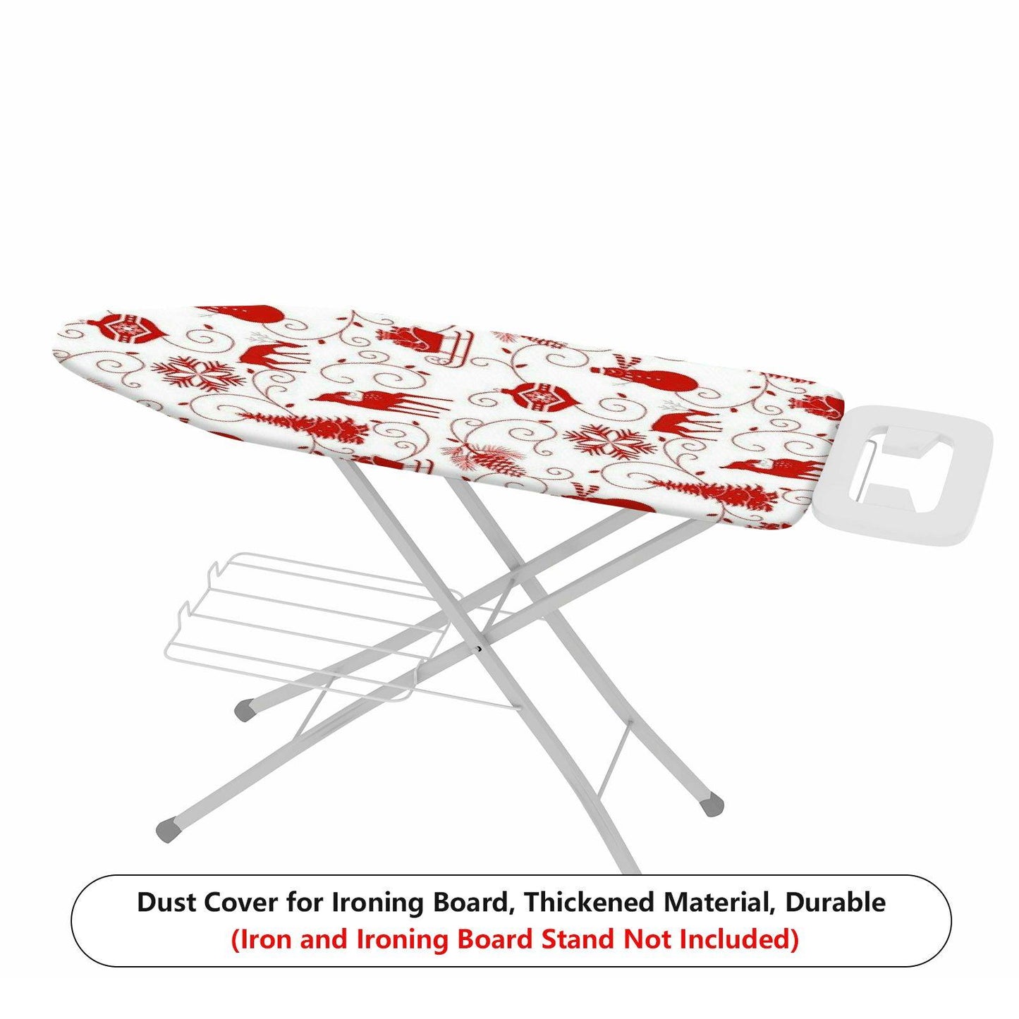 1-Piece Christmas Reindeer Snowflake  Ironing Board Cover, Universal Size, Without Board