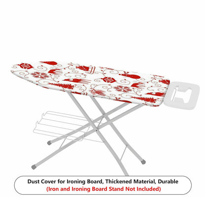 1-Piece Christmas Reindeer Snowflake  Ironing Board Cover, Universal Size, Without Board