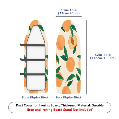 1-Piece Fruit Orange Leaves Pattern  Ironing Board Cover, Universal Size, Without Board