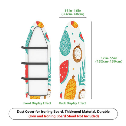 1-Piece Tropical Fruit Pattern Colorful  Ironing Board Cover, Universal Size, Without Board
