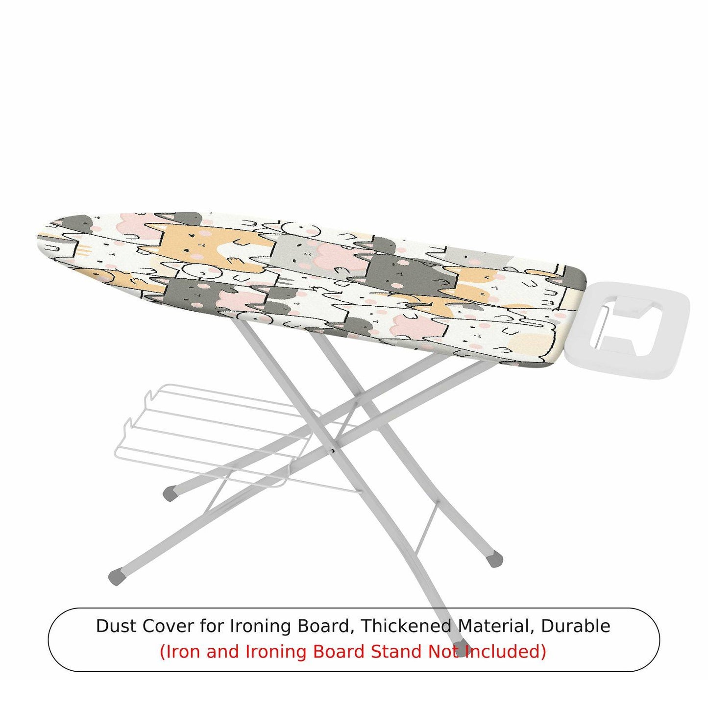 1-Piece Cat  Cute  Ironing Board Cover, Universal Size, Without Board