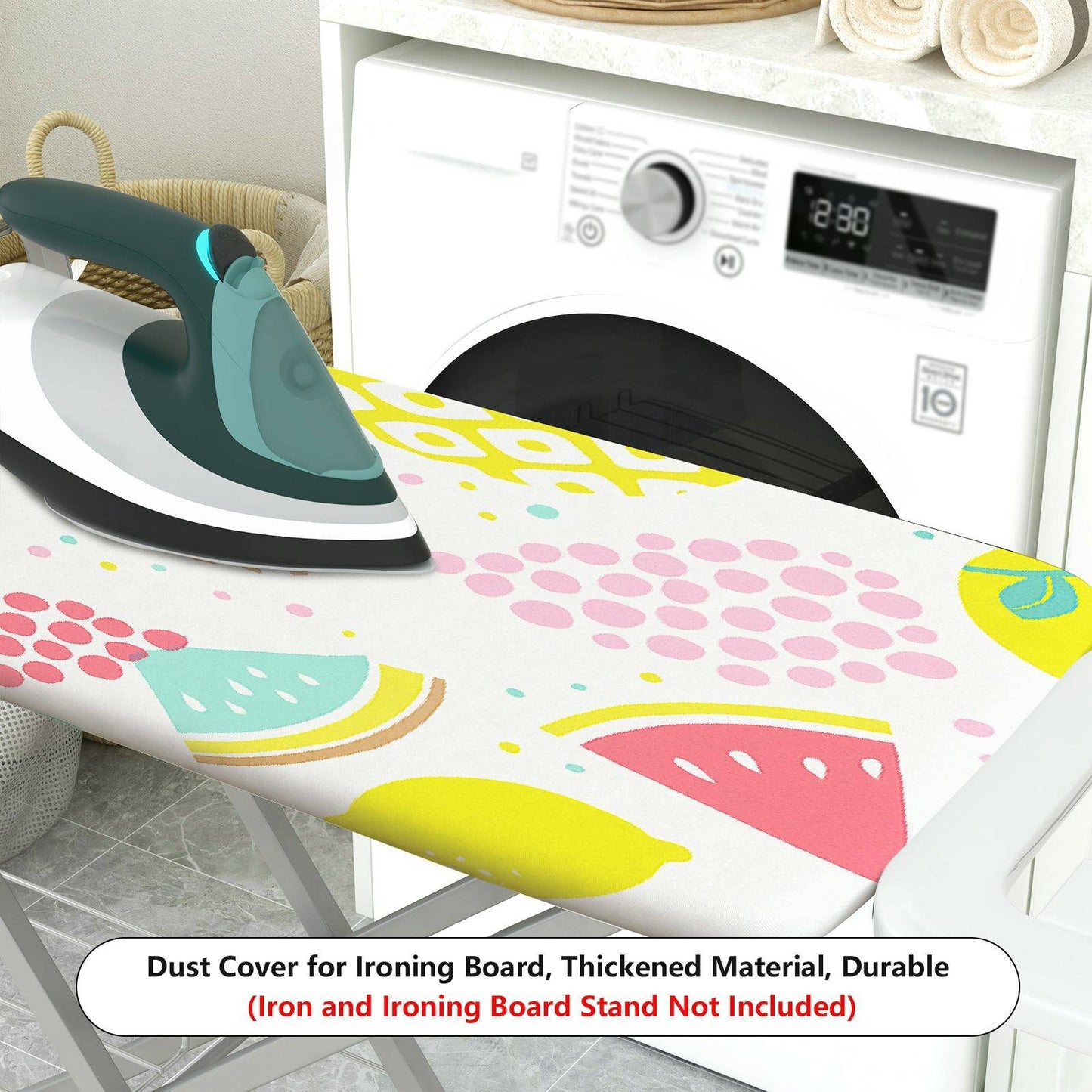 1-Piece Fruit Pattern Colorful Decorative  Ironing Board Cover, Universal Size, Without Board