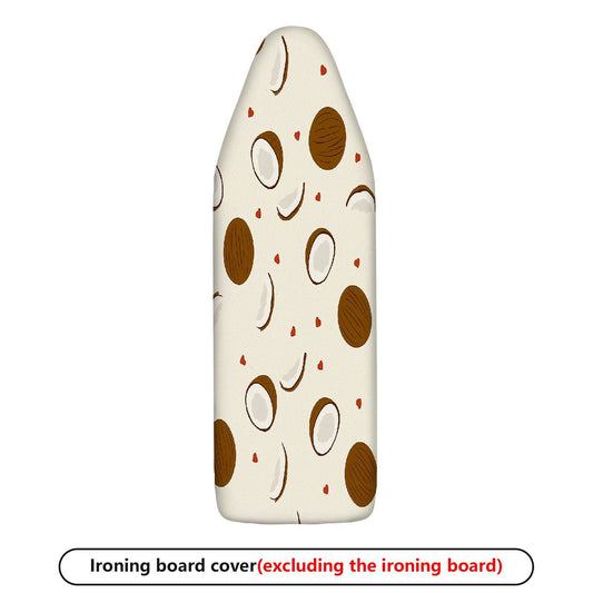1-Piece Coconut Fruit Pattern Heart Pattern  Ironing Board Cover, Universal Size, Without Board