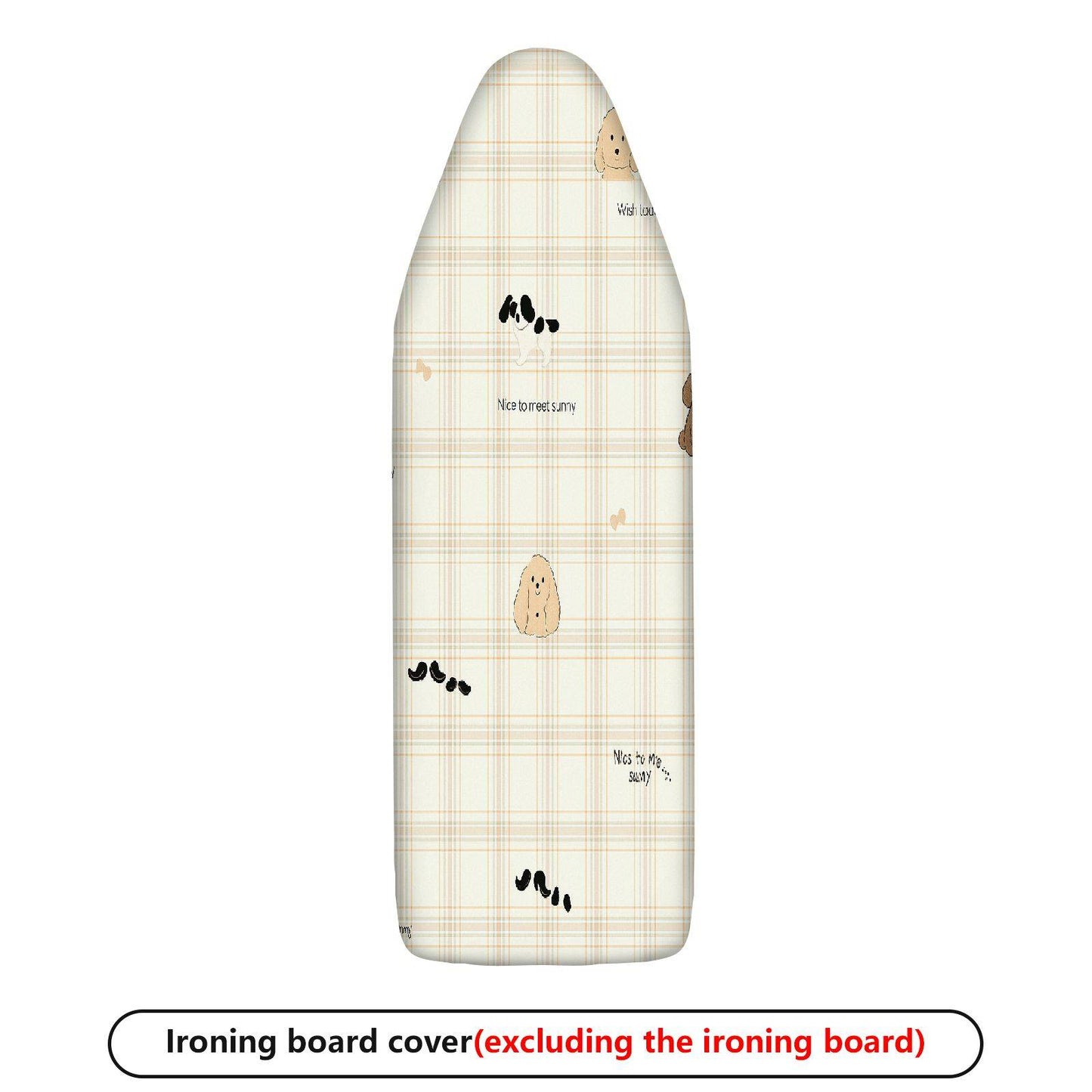 1-Piece Plaid  Pet  Ironing Board Cover, Universal Size, Without Board