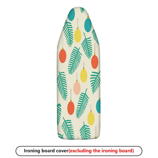 1-Piece Christmas Leaf Ornament Retro  Ironing Board Cover, Universal Size, Without Board
