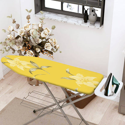 1-Piece Yellow Floral Modern  Ironing Board Cover, Universal Size, Without Board
