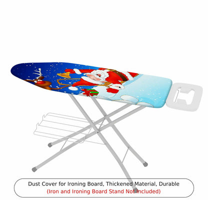 1-Piece Christmas Santa Reindeer Snow  Ironing Board Cover, Universal Size, Without Board