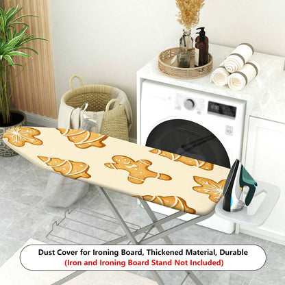 1-Piece Christmas Gingerbread Tree  Ironing Board Cover, Universal Size, Without Board