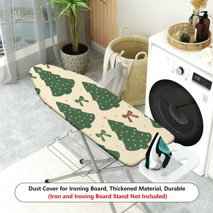 1-Piece Christmas Tree Bow Star  Ironing Board Cover, Universal Size, Without Board