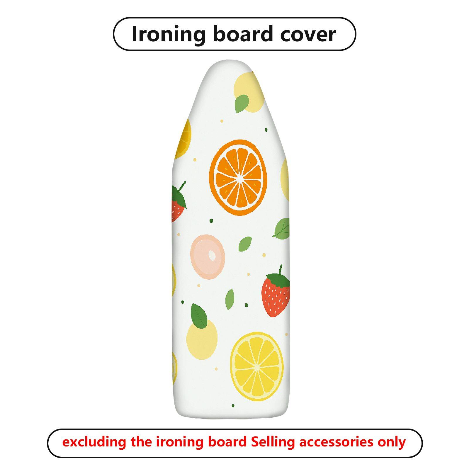 1-Piece Fruit Pattern Colorful Design Decorative  Ironing Board Cover, Universal Size, Without Board