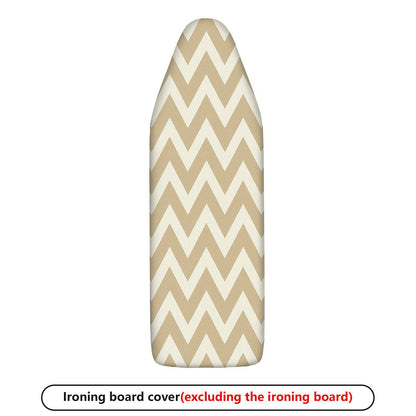 1-Piece Zigzag Beige Pattern Decorative  Ironing Board Cover, Universal Size, Without Board