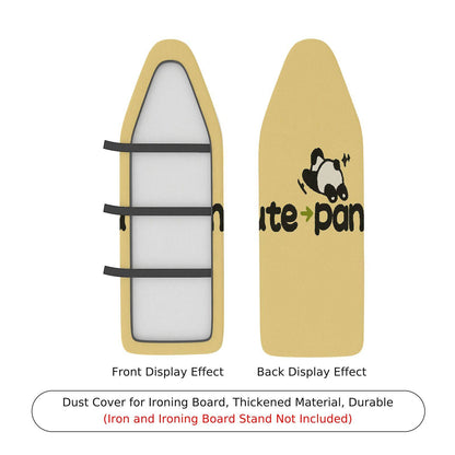 1-Piece Cute Panda Yellow  Ironing Board Cover, Universal Size, Without Board
