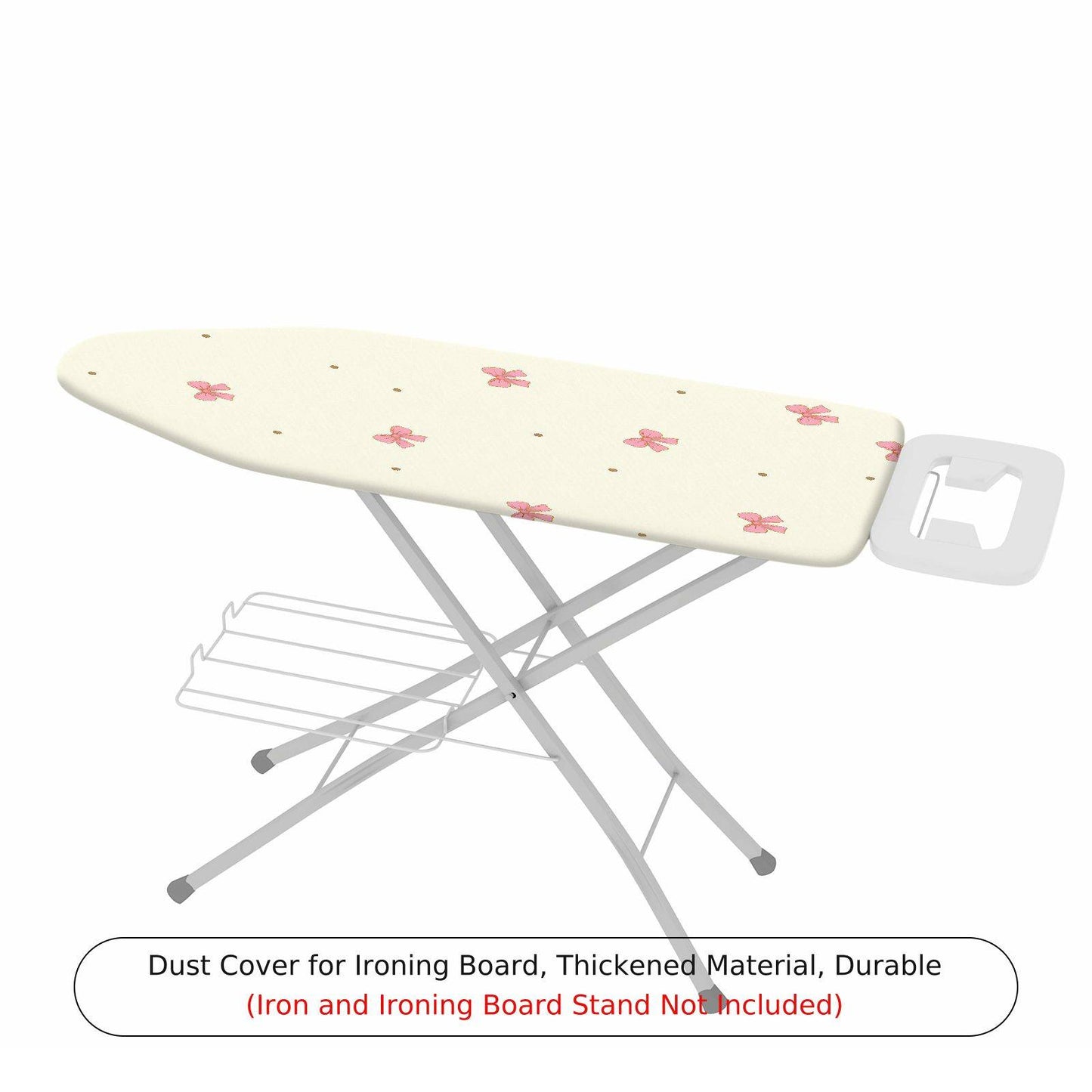 1-Piece Pink Bowknot Pattern Cute  Ironing Board Cover, Universal Size, Without Board