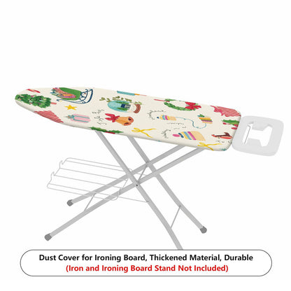 1-Piece Christmas Holiday Festive  Ironing Board Cover, Universal Size, Without Board