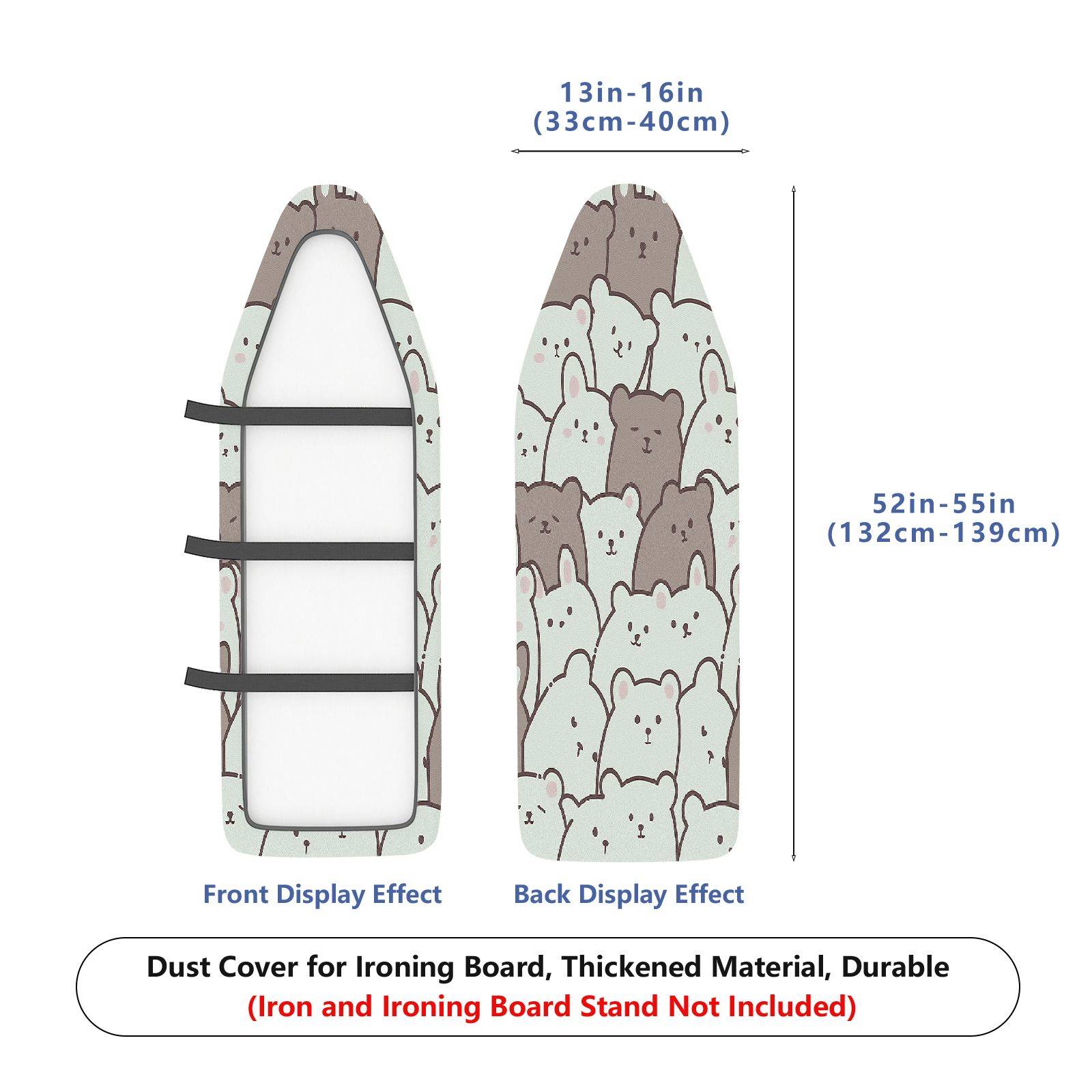 1-Piece Bear  Pattern Cute  Ironing Board Cover, Universal Size, Without Board