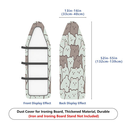 1-Piece Bear  Pattern Cute  Ironing Board Cover, Universal Size, Without Board