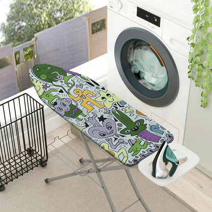 1-Piece Colorful Fun  Ironing Board Cover, Universal Size, Without Board
