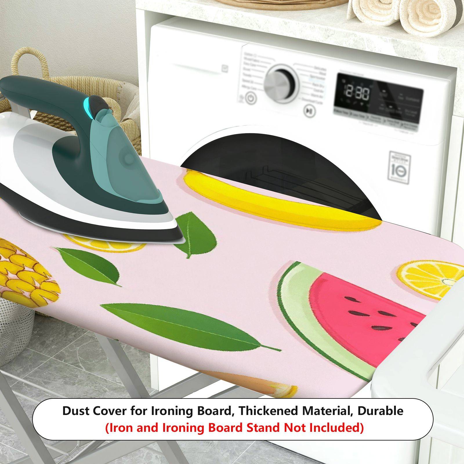 1-Piece Fruit Pattern Strawberry Pineapple Banana  Ironing Board Cover, Universal Size, Without Board