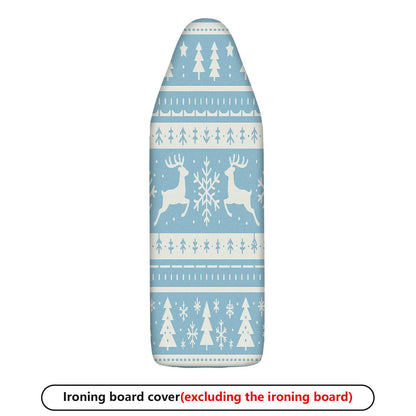 1-Piece Reindeer Snowflake Christmas  Ironing Board Cover, Universal Size, Without Board