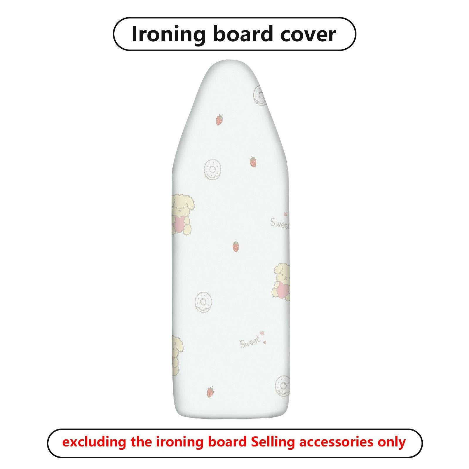 1-Piece Cute  Strawberry Bear Sweet  Ironing Board Cover, Universal Size, Without Board