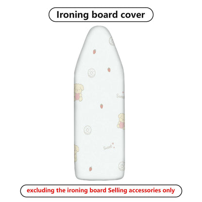 1-Piece Cute  Strawberry Bear Sweet  Ironing Board Cover, Universal Size, Without Board