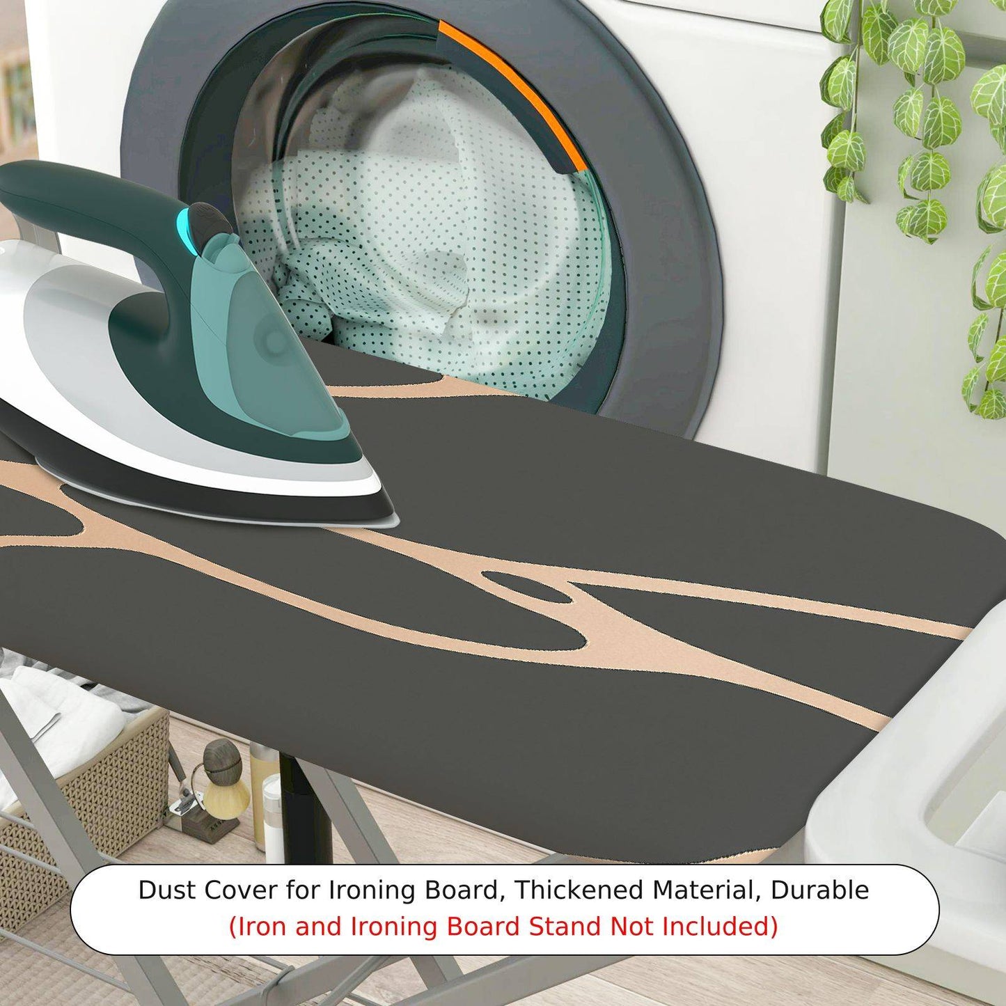 1-Piece Abstract Geometric Modern  Ironing Board Cover, Universal Size, Without Board