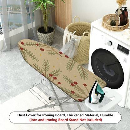 1-Piece Christmas Berry Pine Holiday  Ironing Board Cover, Universal Size, Without Board
