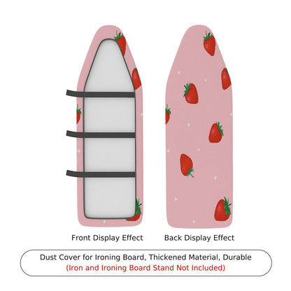 1-Piece Strawberry Pink Cute  Ironing Board Cover, Universal Size, Without Board