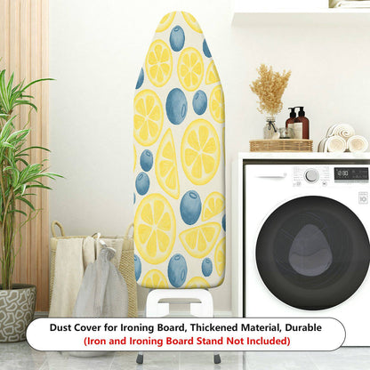1-Piece Fruit Pattern Lemon Blueberry  Ironing Board Cover, Universal Size, Without Board