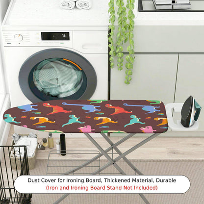 1-Piece dinosaur colorful fun  Ironing Board Cover, Universal Size, Without Board