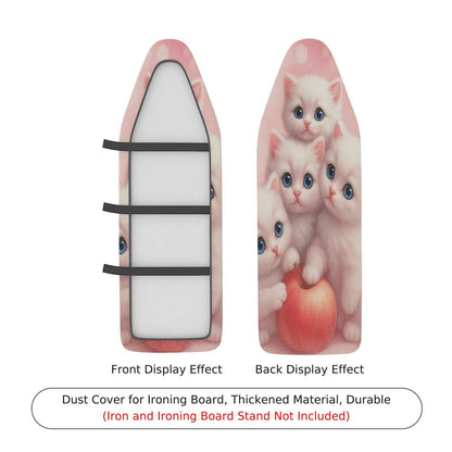 1-Piece Cat Cute Whimsical  Ironing Board Cover, Universal Size, Without Board